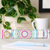 buntes Mandala Namensplakette