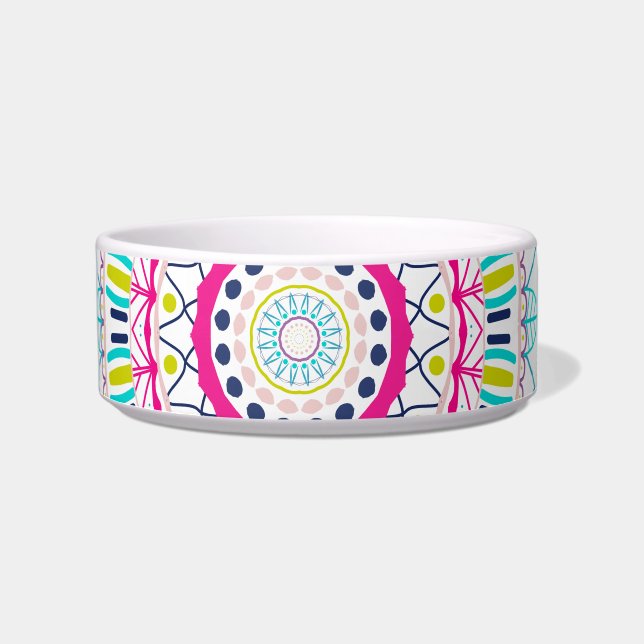 buntes Mandala Napf (Vorderseite)