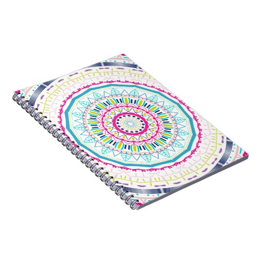 buntes Mandala Notizblock (Rechte Seite)