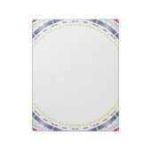 buntes Mandala Notizblock (Rotiert)