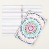 buntes Mandala Notizblock (Innen)