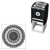 buntes Mandala Permastempel (Beispiel)