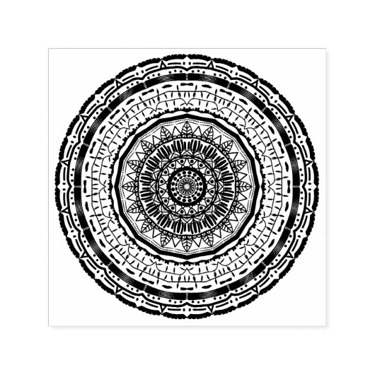 buntes Mandala Permastempel (Design)