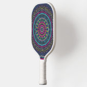 buntes Mandala Pickleball Schläger (Links)