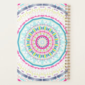 buntes Mandala Planer (Rückseite)