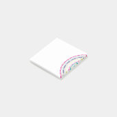 buntes Mandala Post-it Klebezettel (angewinkelt)