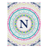 buntes Mandala Poster (Vorderseite)