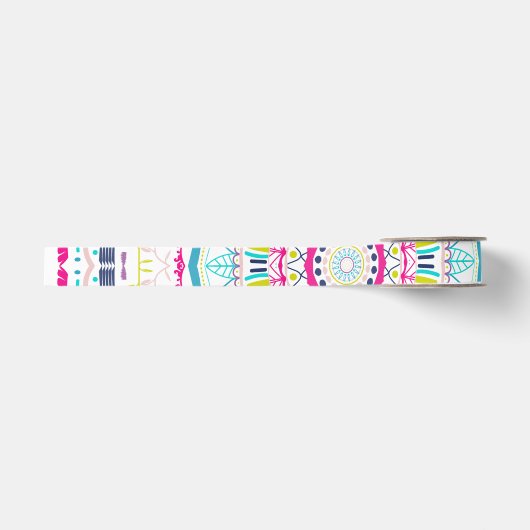 buntes Mandala Ripsband (Vorderseite)
