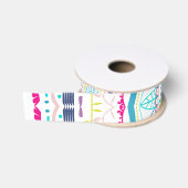 buntes Mandala Ripsband (Spule)
