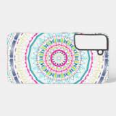 buntes Mandala Samsung Galaxy Hülle (Rückseite (Horizontal))