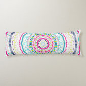 buntes Mandala Seitenschläferkissen (Rückseite)