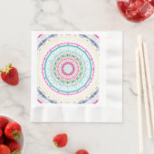 buntes Mandala Serviette (Beispiel)