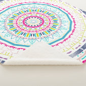 buntes Mandala Sherpadecke (3/4)