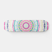 buntes Mandala Skateboard (Horizontal)