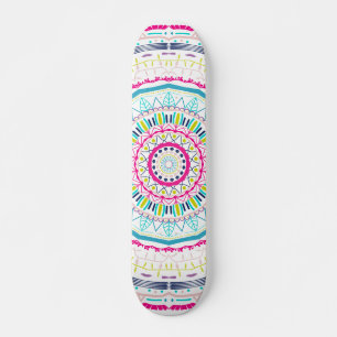 buntes Mandala Skateboard