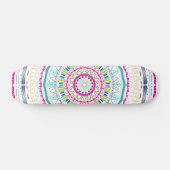 buntes Mandala Skateboard (Horizontal)