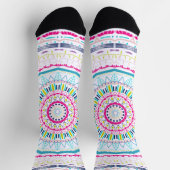 buntes Mandala Socken (Oben)