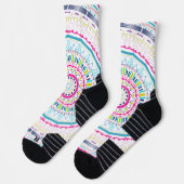 buntes Mandala Socken (Links)