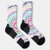 buntes Mandala Socken (Rechts)