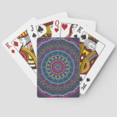 buntes Mandala Spielkarten (Rückseite)