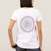 buntes Mandala T-Shirt (Rückseite)