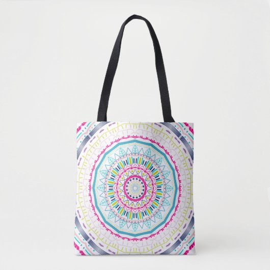 buntes Mandala Tasche (Vorderseite)
