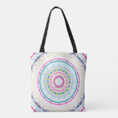 buntes Mandala Tasche (Rückseite)