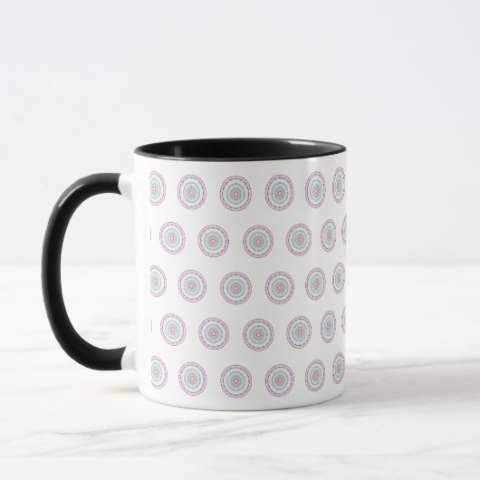 buntes Mandala Tasse (Links)