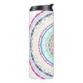 buntes Mandala Thermosbecher (Nach links gedreht)