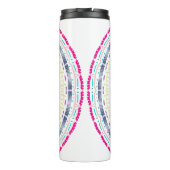 buntes Mandala Thermosbecher (Rückseite)