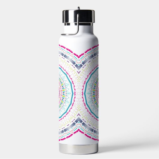 buntes Mandala Trinkflasche (rechts)