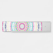 buntes Mandala Türschild (Vorderseite )