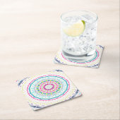 buntes Mandala Untersetzer (Vor Ort)