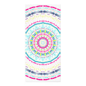 buntes Mandala Werbekarte (Vorne)