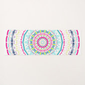 buntes Mandala Yogamatte (Rückseite (Horizontal))