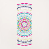 buntes Mandala Yogamatte (Vorderseite)