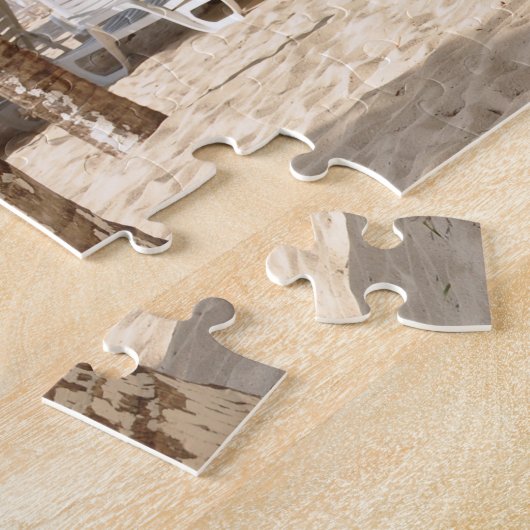 Buntes Mayapuzzlespiel hängematteCozumel Mexiko Puzzle (Seite)