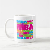 Buntes MBA Kaffeetasse (Links)