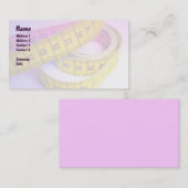 Buntes messendes Band Visitenkarte (Vorne/Hinten)