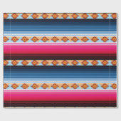 Buntes mexikanisches Wolldecke-Packpapier Geschenkpapier (Flach)