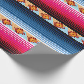Buntes mexikanisches Wolldecke-Packpapier Geschenkpapier (Ecke)