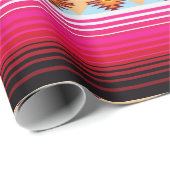 Buntes mexikanisches Wolldecke-Packpapier Geschenkpapier (Rolleneckpunkt)
