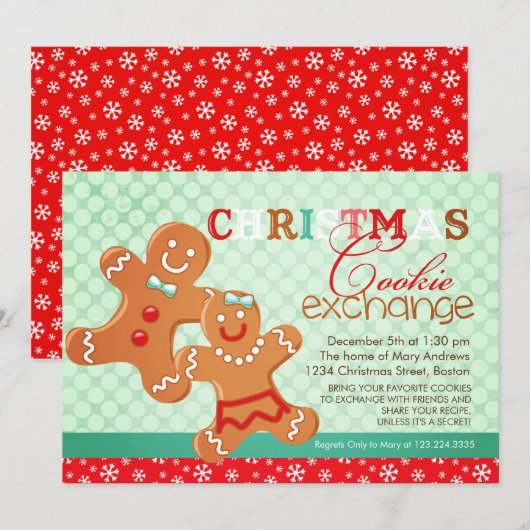 Buntes modernes einladung (Vorne/Hinten)