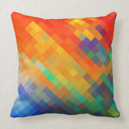 Buntes modernes geometrisches Diamant-Muster #20 Kissen