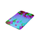 Buntes modernes Muster Badematte (Schrägansicht)