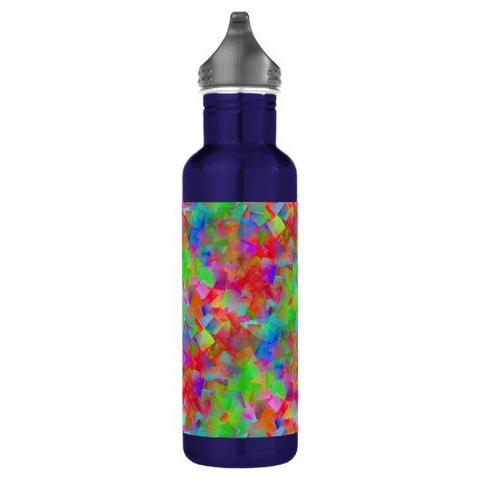 Buntes Mosaikmuster Edelstahlflasche (Rechts)