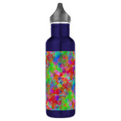 Buntes Mosaikmuster Edelstahlflasche (Links)