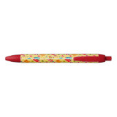 Buntes Muster der Küchengeräte Kugelschreiber (Rückseite)