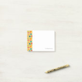 Buntes Muster der Küchengeräte Post-it Klebezettel (Auf Schreibtisch)