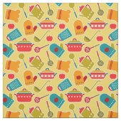 Buntes Muster der Küchengeräte Stoff (Muster)